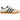 Adidas Gazelle Indoor Bad Bunny sneakers i sidoprofil med svart mocka, tre vita ränder, klassisk gummisula och detaljerad snörning
