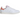 Adidas Stan Smith Cloud White Wonder Clay sneakers i profil med klassisk vit läderovandel, grå hälkappa och perforerade sidodetaljer.