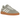 Adidas Handball Spezial Silver Pebble sneakers i en snygg sidoprofil med grå mockaöverdel, klassiska vita ränder och en retro brun gummisula