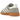 Adidas Handball Spezial Silver Pebble sneakers sedda från sidan med ovandel i grå mocka, vita läderdetaljer och en klassisk brun gummisula