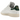 Adidas Stan Smith Dime White Green sneakers sedda från sidan med vit läderovandel, gröna hälpartier och klassiska perforerade 3-ränder.