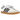 Adidas Samba LT Cloud White Core Black Gum sneakers i vinkelvisning med vit läderöverdel, svarta detaljer och gummisula