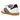 Adidas Samba LT Cloud White Core Black Gum sneakers i en vinklad vy med vit ovandel, ikoniska svarta ränder och en klassisk gummisula