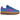 Adidas Gazelle Bold Bold Blue Lucid Pink sneakers i sidoprofil med blå mockaöverdel, rosa detaljer och vit platåsula