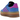 Adidas Gazelle Bold Bold Blue Lucid Pink sneakers i sidoprofil med blå mockaöverdel, rosa detaljer och tjock platåsula