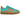 Adidas Gazelle Bold Mint Rush Impact Orange sneakers i sidoprofil med mintgrön mockaöverdel, orangea detaljer och dubbla sulor