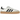 Adidas Sambae White Black Gum sneakers sedda från sidan med vit ovandel i läder, svarta ränder och klassisk gummisula.