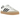 Adidas Sambae White Black Gum sneakers i sidoprofil med vit ovandel, svarta ränder och en distinkt ljusbrun gummisula
