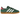 Adidas Gazelle Indoor Collegiate Green Lucid Pink sneakers i en sidoprofil med grön mockaöverdel, rosa ränder och genomskinlig gummisula