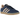 Adidas Gazelle Night Indigo Wonder Taupe sneakers i sidoprofil med mörkblå mockaöverdel, vita lädetaljer och klassisk gummisula