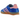 Adidas Gazelle Indoor Blue Semi Pink Spark sneakers i sidoprofil, med en ljusblå ovandel i mocka, rosa hälkappa och en klassisk brun gummisula