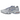 Nike Air Max Plus Tuned Air Wolf Grey Racer Blue sneakers i sidoprofil med grå mesh, vågiga detaljer, distinkt blå Swoosh och vit sula