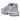 Nike Air Max Plus Tuned Air Wolf Grey Racer Blue sneakers i vinklad profil med grå mesh-ovandel, blå detaljer och karakteristisk vågig sula.
