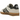 Adidas Gazelle Indoor Aluminum Core Black Green sneakers sedd från sidan med grå ovandel i mocka, svarta ränder och en transparent gummisula