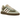 Adidas Handball Spezial Silver Green Magic Mauve sneakers i sidoprofil med silverfärgad ovandel, gröna ränder och en klassisk brun gummisula