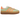 Adidas Gazelle Bold Semi Green Spark sneakers från sidan med platåsula, grön ovandel i mocka och de klassiska vita tandade ränderna