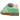 Adidas Gazelle Indoor Semi Court Green sneakers i sidoprofil med grön mockaöverdel, klassiska vita ränder och en brun gummisula