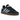 Adidas Handball Spezial Navy Gum GS sneakers i profil med mörkblå ovandel i mocka, vita ränder och en klassisk gummisula.
