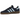 Adidas Handball Spezial Navy Gum GS sneakers sedda från sidan med marinblå mockaöverdel, vita detaljer och brun gummisula
