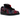 Nike SB Dunk Low Nardwuar sneakers i sidovy med röd läderöverdel, gul Nike-logotyp och vit sula som framhäver detaljerad design och material.