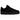 Nike Air Force 1 Low '07 Triple Black Pony Hair sneakers i sidoprofil med svart strukturerad ovandel i ponnyhår och matchande mellansula samt skosnören