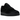 Nike Air Force 1 Low '07 Triple Black Pony Hair sneakers i sidoprofil med en svart ovandel i ponyhår och matchande sula