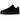Nike Air Force 1 Low '07 Triple Black Pony Hair sneakers i sidoprofil med texturerad svart ovandel i hästhår och matchande svarta skosnören.