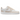 Nike Court Vision Low Phantom White sneakers i sidoprofil med vit ovandel i läder, beige swoosh och skosnören
