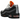 Nike Air Max 95 OG Big Bubble Black Bright Ceramic sneakers sedda från sidan med svarta textilpaneler, neonorange detaljer och synlig Air-dämpning