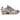Nike Shox TL Light Bone Burgundy Crush sneakers i frontvy med karaktäristiska stötdämpare i sulan, meshdetaljer och röda swoosh-accenter