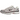 Nike P-6000 Silver Burgundy Plum Chalk sneakers från sidan med ovandel i silverfärgad mesh, vinröda detaljer och vita skosnören på en gummisula