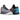 Nike Kobe 6 Protro ASG Hollywood 3D sneakers i sidovy som visar den detaljerade grå och blå strukturerade ovandelen med en framträdande röd swoosh-logotyp