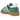 Adidas Handball Spezial Green White Gum sneakers sedda från sidan med grön ovandel i mocka, vita Adidas-ränder och klassisk gummisula