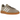 Adidas Handball Spezial Chalky Brown sneakers i sidovy med brun ovandel i mocka, vita Adidas-ränder och en brun gummisula