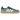 Adidas Sambae Liberty London Collegiate Green sneakers i vinklad vy med mörkgrön ovandel, blommönster och klassisk gummisula
