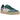 Adidas Sambae Liberty London Collegiate Green sneakers i profil med grön ovandel i textil, detaljer i läder, och en tjock gummisula.