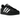 Adidas Superstar 2 Core Black Cloud White sneakers i sidoprofil med ikonisk svart läderöverdel, vit gummistå-tå och vita 3-stripes detaljer