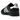 Adidas Superstar 2 Core Black Cloud White sneakers i sidoprofil med klassisk svart läderovandel, vita detaljer och den ikoniska gummitån.