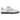 Adidas Samba White Clear Sky sneakers från sidan med vit läderovandel, ljusblå adidas-ränder och klassisk sula i naturgummi.