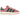 Adidas Campus 00s Rose Tone sneakers sedd från sidan med rosa mockaöverdel, vita läderränder och tjocka vita skosnören.