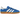 Adidas Gazelle Indoor Blue Bird Cloud White sneakers i sidoprofil med klarblå mockaovandel, vita läderdetaljer och en halvgenomskinlig gummisula.