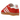 Adidas Gazelle Indoor Better Scarlet sneakers i en sidoprofil med röd mockaöverdel, vita detaljer, klassiska tre ränder och gummisula