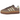 adidas Gazelle Bold Earth Strata Powder Yellow sneakers i sidoprofil med brun mockaöverdel, gula ränder och platåsula