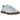 Adidas Gazelle Indoor Clear Sky Off White sneakers i sidoprofil med ljusblå mockaöverdel, vita detaljer och klassisk gummisula
