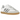 Adidas Samba OG White Silver Metallic Grey sneakers i sidoprofil med vit läderovandel, silverfärgade ränder och klassisk gummisula