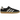 Adidas Gazelle Indoor Core Black Wonder White sneakers i profil med svart ovandel i mocka, vita läderdetaljer och brun gummisula