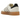 Adidas Sambae Leopard Off White sneakers i vinklad profil med vit ovandel, leopardmönstrade detaljer, klassisk snörning och brun gummisula