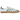 Adidas Samba OG Cloud White Silver Green sneakers i sidoprofil med vit läderöverdel, silverslag och grön häl