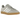 Adidas Gazelle Indoor Grey Cloud White Gold Metallic sneakers sedda från sidan med grå ovandel i mocka, vita detaljer och ikoniska guldfärgade logotyper
