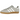 Adidas Gazelle Indoor Grey Cloud White Gold Metallic sneakers sedd från sidan med grå ovandel i mocka, vita läderränder och en genomskinlig sula